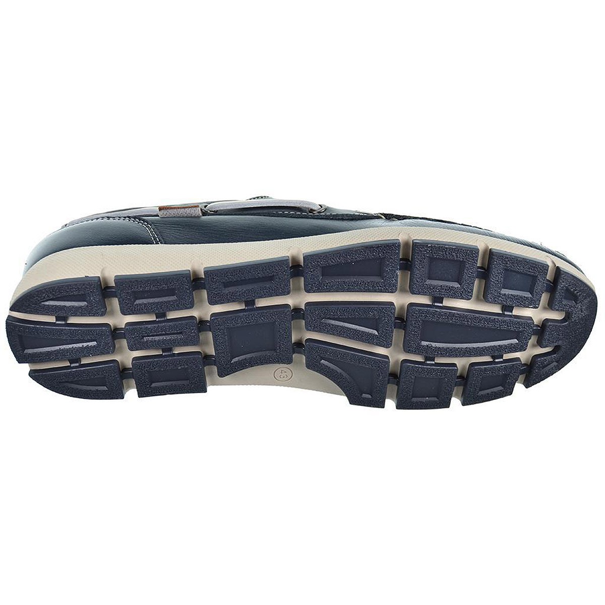 7301 Baerchi Zapato Casual de piel con plantilla textil acolchado. Con en cordones. Piso de goma antideslizante, muy cómodo