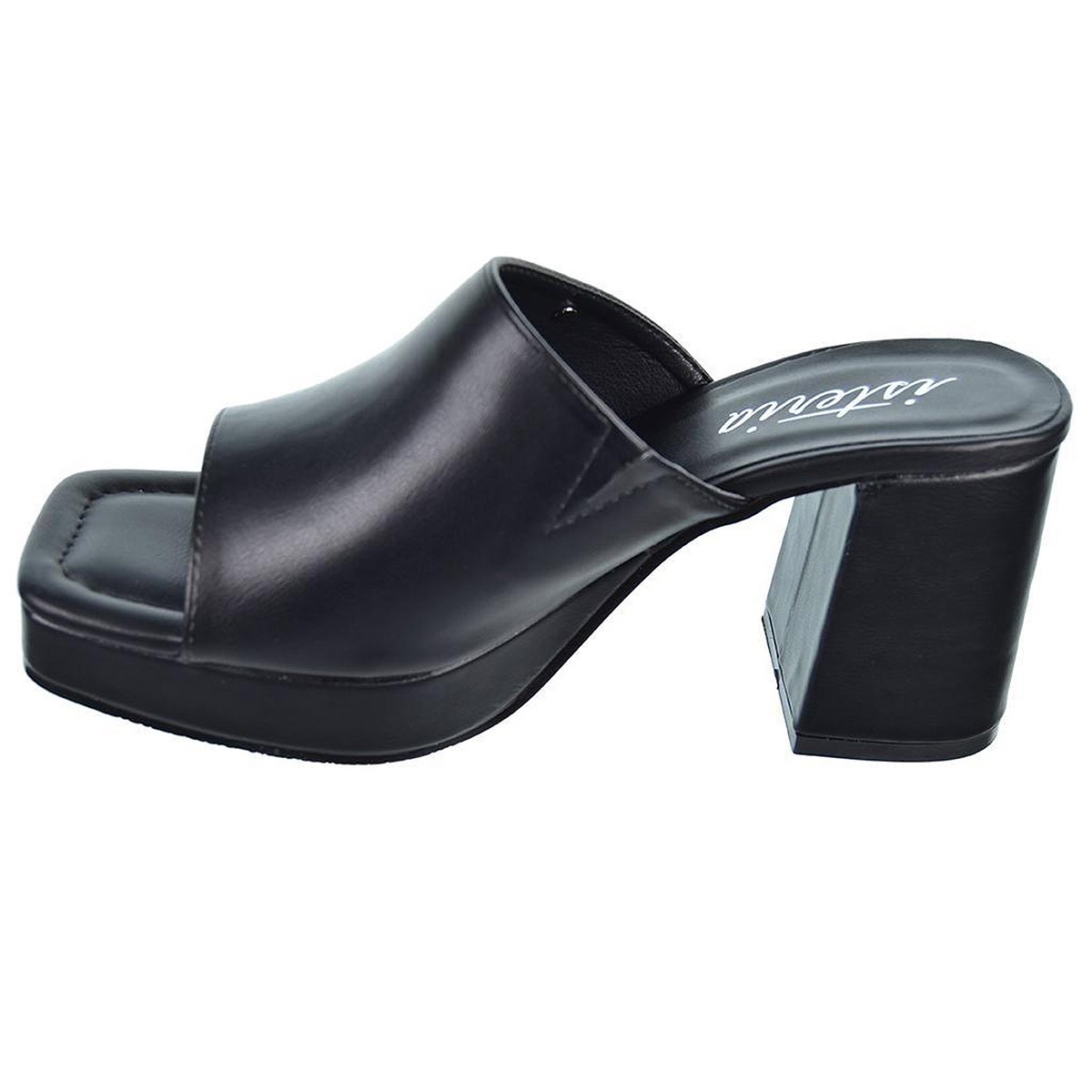 Isteria Zueco Plataforma 23028 Mujer, forrada de 2cm aprox. y tacón de 7,5cm. aprox. Isteria Zueco Plataforma 23028 Mujer, forrada de 2cm aprox. y tacón de 7,5cm. aprox.