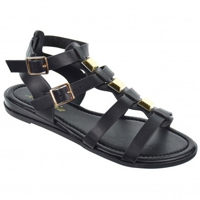 Isteria Sandalia Romana 23159 Mujer en sintético, cierre con doble hebilla regulable. Plantilla acolchada muy confortable Isteria Sandalia Romana 23159 Mujer en sintético, cierre con doble hebilla regulable. Plantilla acolchada muy confortable