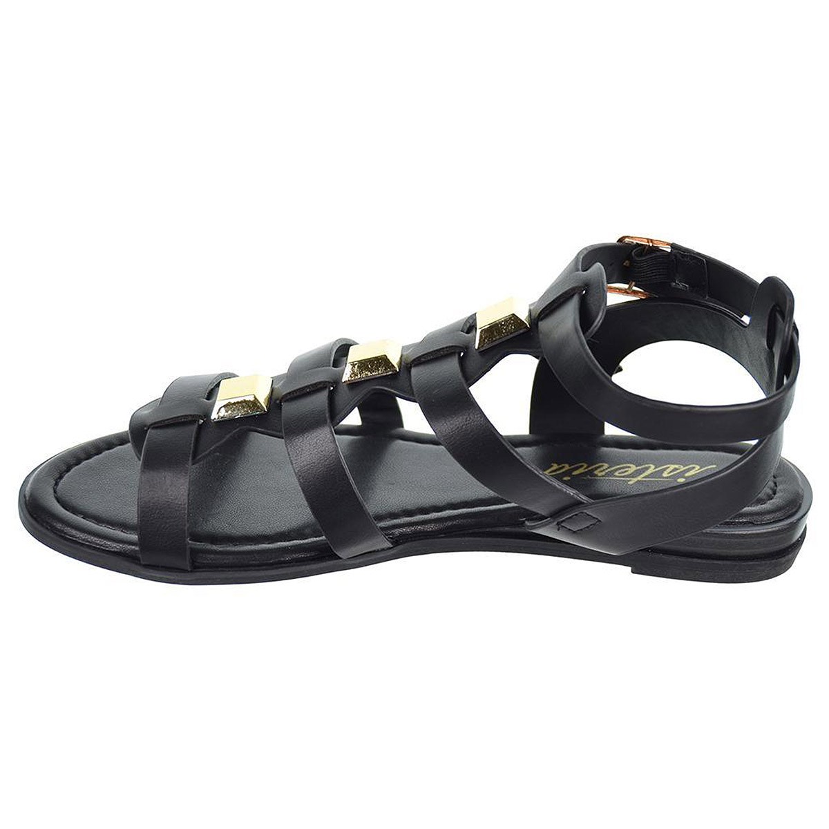 Isteria Sandalia Romana 23159 Mujer en sintético, cierre con doble hebilla regulable. Plantilla acolchada muy confortable Isteria Sandalia Romana 23159 Mujer en sintético, cierre con doble hebilla regulable. Plantilla acolchada muy confortable