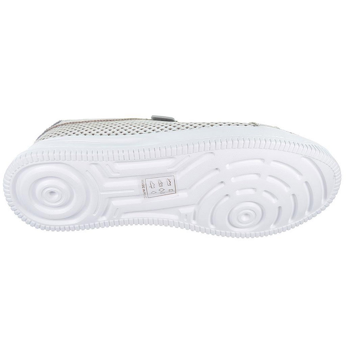 17086 Amarpies Zapato Casual de Mujer en piel perforada. Plantilla acolchada confort extraíble. Cordones.  suela de caucho.