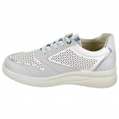 23388 Amarpies Zapato Casual de Mujer. Sintético perforada. Plantilla acolchada confort extraíble. Cordones. Suela Cuña 23388 Amarpies Zapato Casual de Mujer. Sintético perforada. Plantilla acolchada confort extraíble. Cordones. Suela Cuña