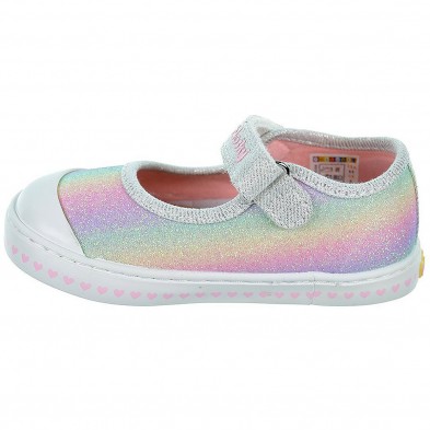 971801 Pablosky Zapatilla Lona forro textil y plantilla extraíble. Cierre en Velcro. Puntera de goma reforzada. Antideslizante