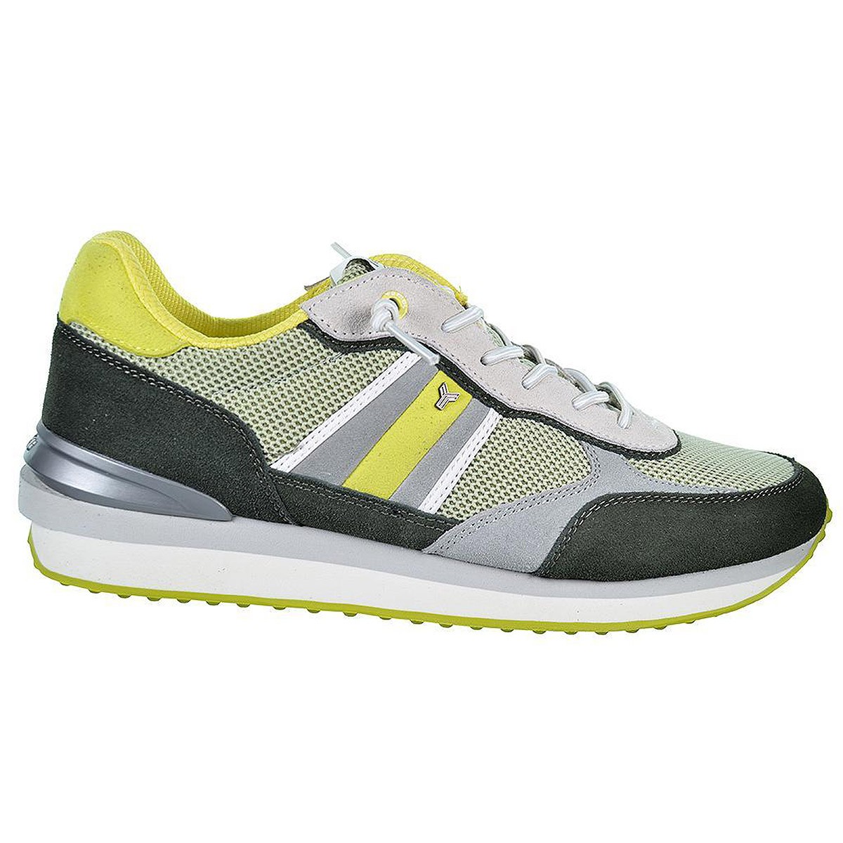 Capri Yumas Sneaker. serraje y nylon, forro textil acolchado transpirable, plantilla confort latex. Cordones. Suela de caucho