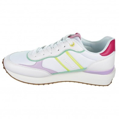 Bruny Yumas Sneaker serraje sintético y nylon, forro textil acolchado transpirable, plantilla confort . cordones. Suela caucho