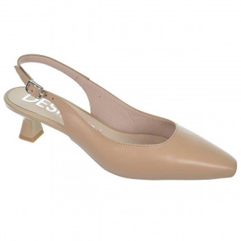 Elba3 Desireé Zapato piel destalonado. Hebilla en talón. Plantilla  acolchada transpirable. Tacón de 4,5cm. antideslizante. 2
