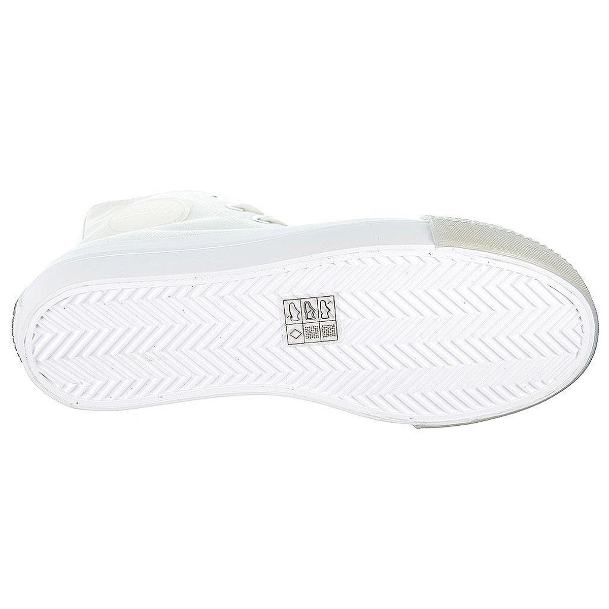 B&W Zapatilla Bota Lona caña alta, forro textil. Con cordones . Piso de plataforma y puntera de goma antideslizante. B&W Zapatilla Bota Lona caña alta, forro textil. Con cordones . Piso de plataforma y puntera de goma antideslizante.