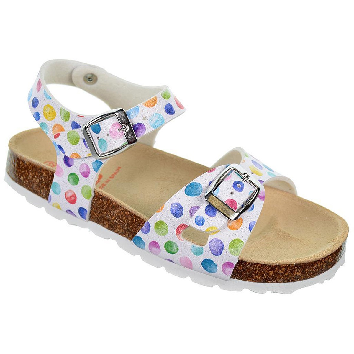 2348  Crecendo Sandalia Bio sintética. Hebilla. Planta bio en piel serraje y suela de eva termoconformada, muy ligera y flexible 2348  Crecendo Sandalia Bio sintética. Hebilla. Planta bio en piel serraje y suela de eva termoconformada, muy ligera y flexible