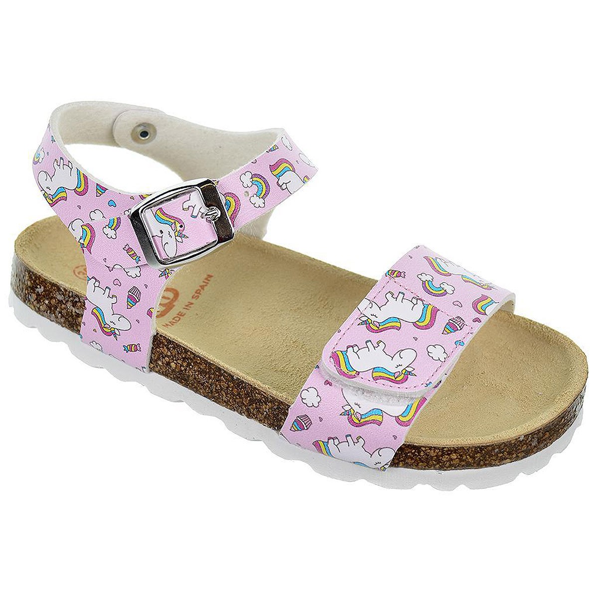 2347 Crecendo Sandalia Bio sintética. Velcro en empeine y hebilla regulable en pulsera. Planta bio en piel serraje y suela 2347 Crecendo Sandalia Bio sintética. Velcro en empeine y hebilla regulable en pulsera. Planta bio en piel serraje y suela