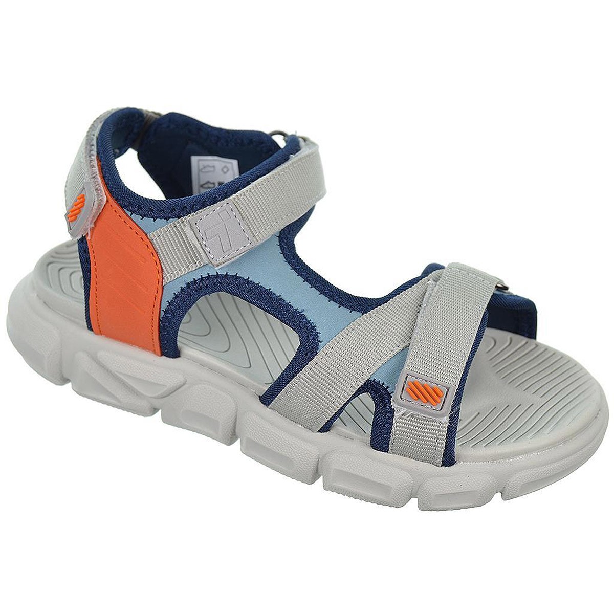 2343 Crecendo Sandalia sintética y textil Confort. Doble velcro en empeine y talón. Piso muy ligero y flexible 2343 Crecendo Sandalia sintética y textil Confort. Doble velcro en empeine y talón. Piso muy ligero y flexible