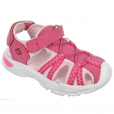 2323 Crecendo Sandalia sintética y textil. Forro textil. Plantilla acolchada en piel. Velcro en empeine y talón.