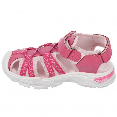 2323 Crecendo Sandalia sintética y textil. Forro textil. Plantilla acolchada en piel. Velcro en empeine y talón.