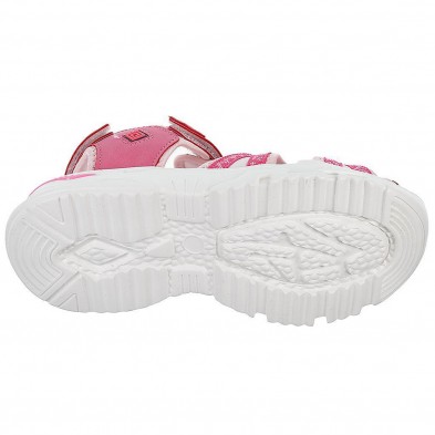 2323 Crecendo Sandalia sintética y textil. Forro textil. Plantilla acolchada en piel. Velcro en empeine y talón.