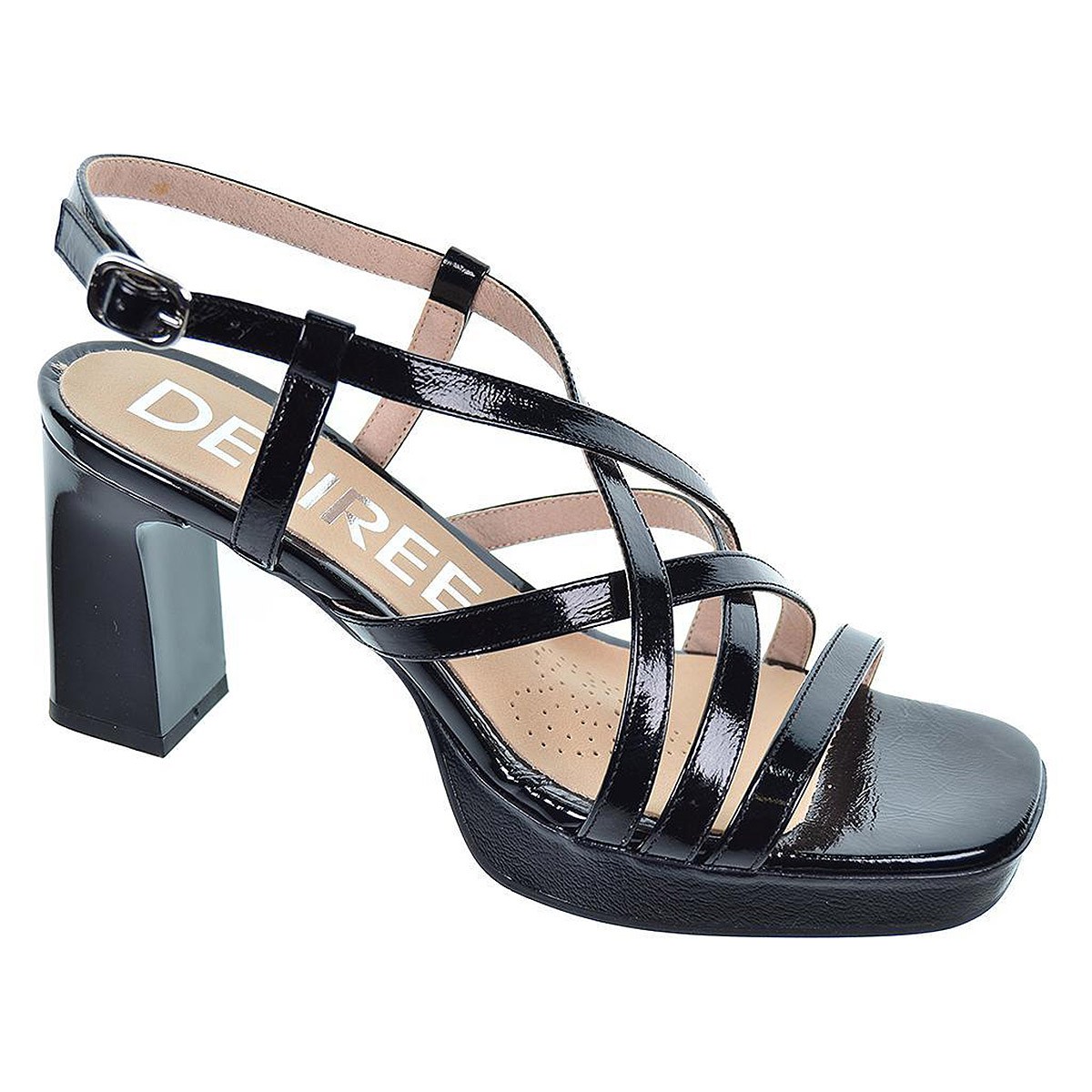 Judit4 Derireé Sandalia Piel Plataforma y Tacón Ancho Mujer Desiree Shoes - 6