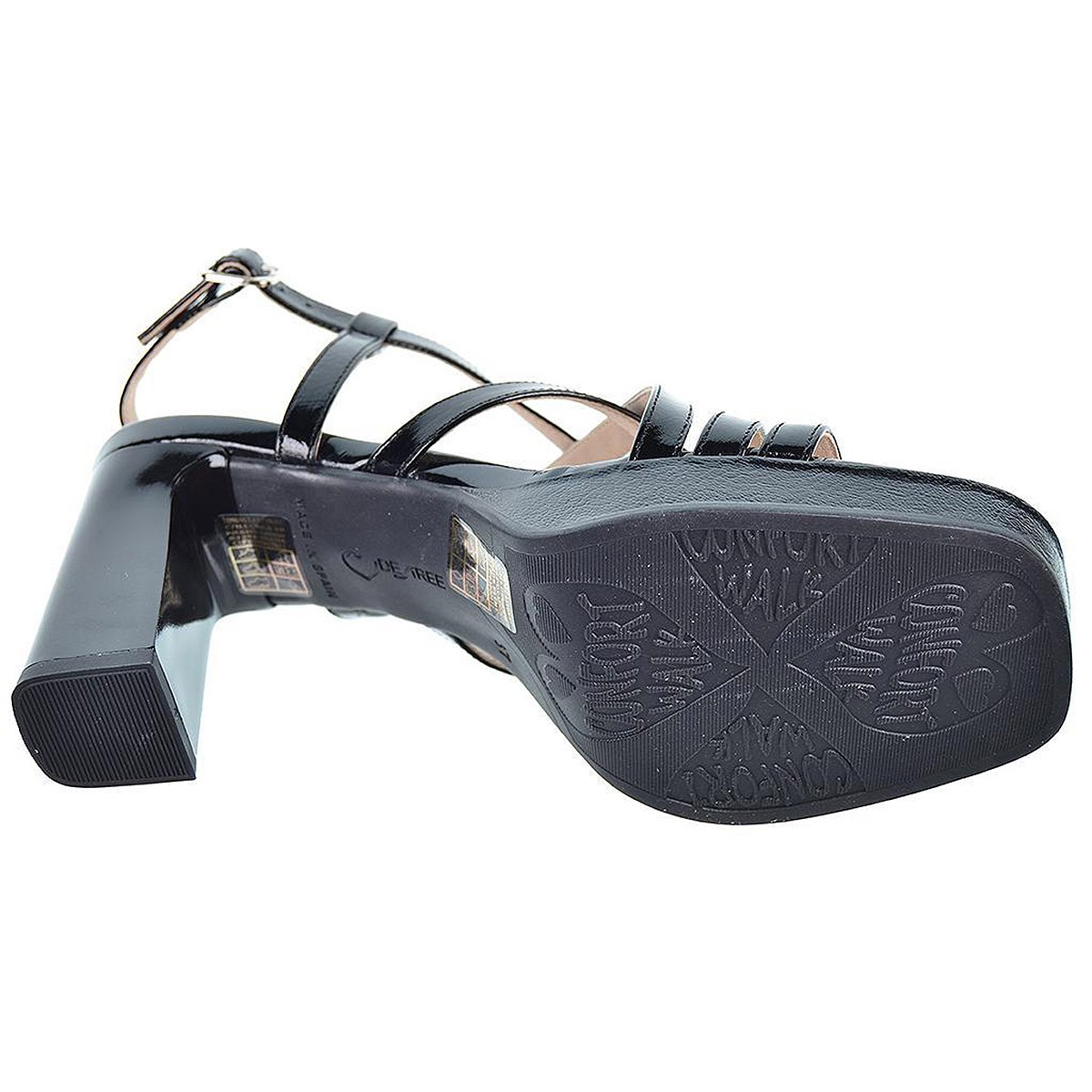 Judit4 Derireé Sandalia Piel Plataforma y Tacón Ancho Mujer Desiree Shoes - 8