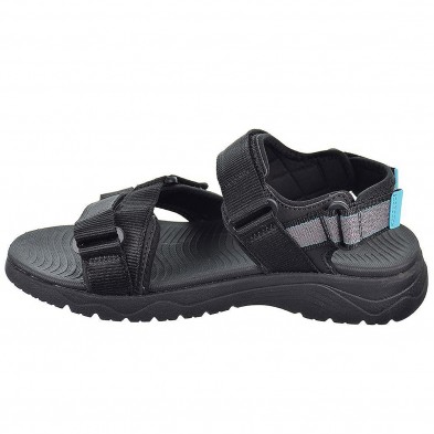 Flacourt Gioseppo Sandalia textil Velcro en pala, empeine y talón. Antideslizante. Estilo trekking para playa, piscina o pasear