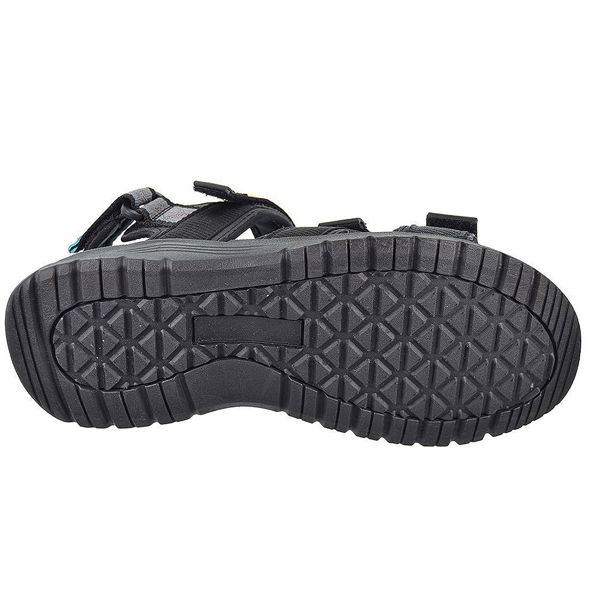 Flacourt Gioseppo Sandalia textil Velcro en pala, empeine y talón. Antideslizante. Estilo trekking para playa, piscina o pasear