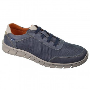 9000 Baerchi Zapato casual piel nobuck con plantilla acolchada. Elásticos en empeine. Suela antideslizante. 2