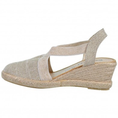 20192 Mediterránea. Zapatilla alpargata textil. Elásticos laterales. Plantilla acolchada . Piso cuña en yute. Antideslizante. 20192 Mediterránea. Zapatilla alpargata textil. Elásticos laterales. Plantilla acolchada . Piso cuña en yute. Antideslizante.