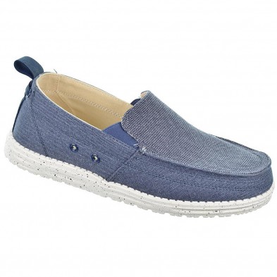 231705  Luigi Swedenkle Zapato lona con elásticos en ambos lados. Plantilla acolchada extraíble, muy confortable.