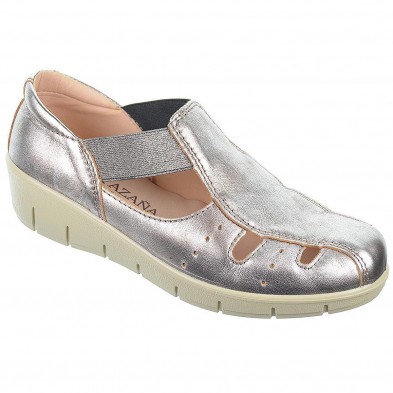 17118 Laura Azaña Zapato Piel Confort con Cuña para Mujer Laura Azaña Shoes - 2