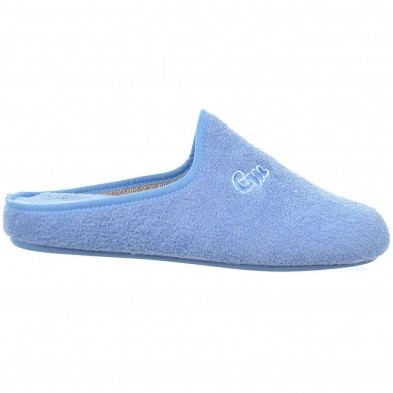 Cmconfort Zapatilla rizo destalonada. Plantilla acolchada. Piso de goma antideslizante. para casa por su comodidad al caminar. Cmconfort Zapatilla rizo destalonada. Plantilla acolchada. Piso de goma antideslizante. para casa por su comodidad al caminar.