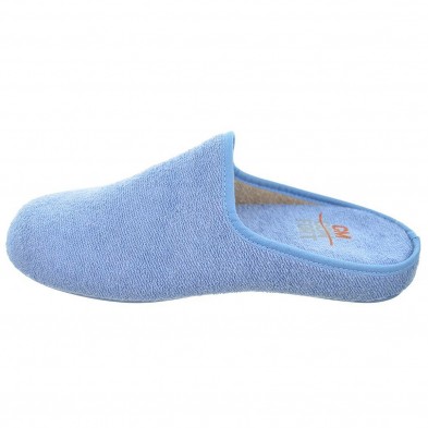 Cmconfort Zapatilla rizo destalonada. Plantilla acolchada. Piso de goma antideslizante. para casa por su comodidad al caminar. Cmconfort Zapatilla rizo destalonada. Plantilla acolchada. Piso de goma antideslizante. para casa por su comodidad al caminar.