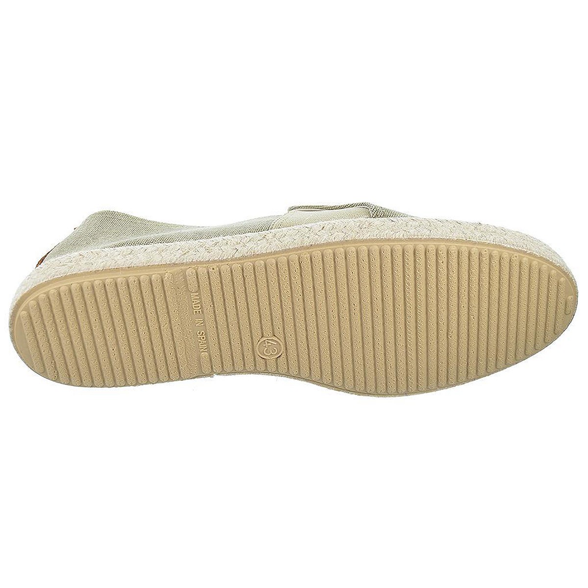 Mediterranea Alpargata lona forro textil y plantilla acolchada. Piso de yute con suela de goma antideslizante. Mediterranea Alpargata lona forro textil y plantilla acolchada. Piso de yute con suela de goma antideslizante.