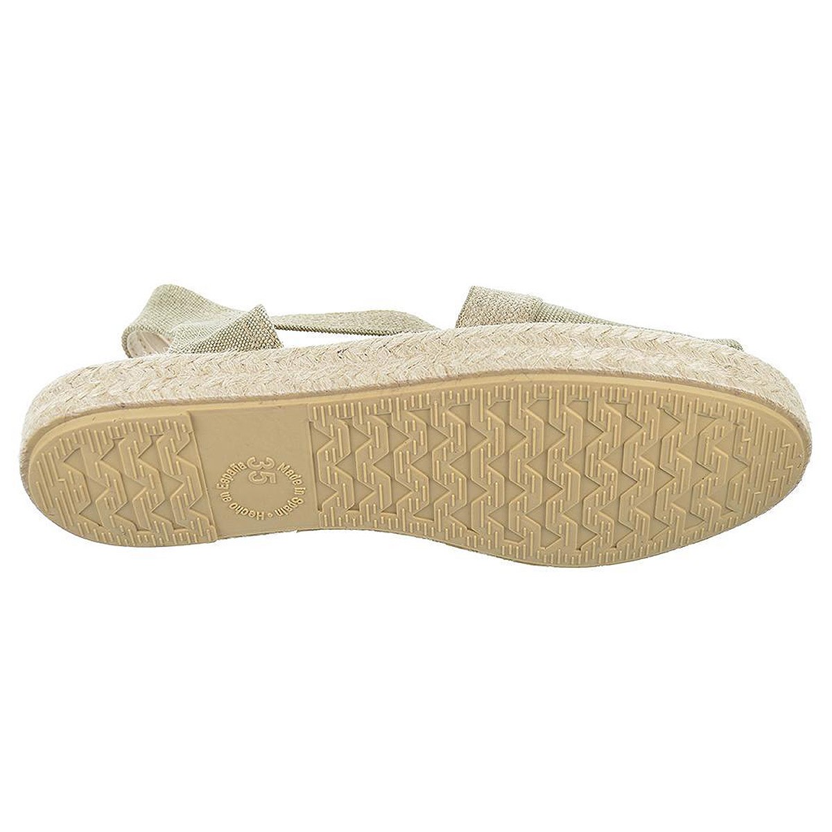 20171 Mediterranea Alpargata textil, elásticos en ambos lados y plantilla acolchada. Piso de yute y suela de goma antideslizante 20171 Mediterranea Alpargata textil, elásticos en ambos lados y plantilla acolchada. Piso de yute y suela de goma antideslizante