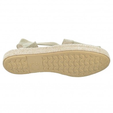 20171 Mediterranea Alpargata textil, elásticos en ambos lados y plantilla acolchada. Piso de yute y suela de goma antideslizante 20171 Mediterranea Alpargata textil, elásticos en ambos lados y plantilla acolchada. Piso de yute y suela de goma antideslizante