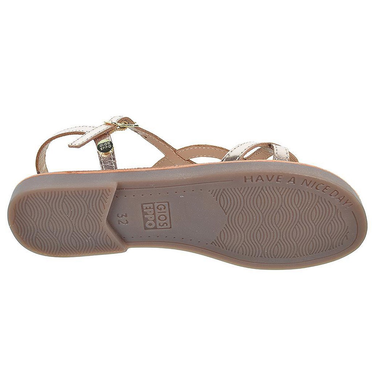 Varzea Gioseppo Sandalia piel metalizado con tiras. Con Hebilla. Plantilla en piel acolchada. Suela antideslizante y flexible. Varzea Gioseppo Sandalia piel metalizado con tiras. Con Hebilla. Plantilla en piel acolchada. Suela antideslizante y flexible.