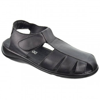 933 Duendy Sandalia piel con cierre en velcro. Plantilla acolchada en piel y suela ligera y flexible.  Para pies delicados. 2