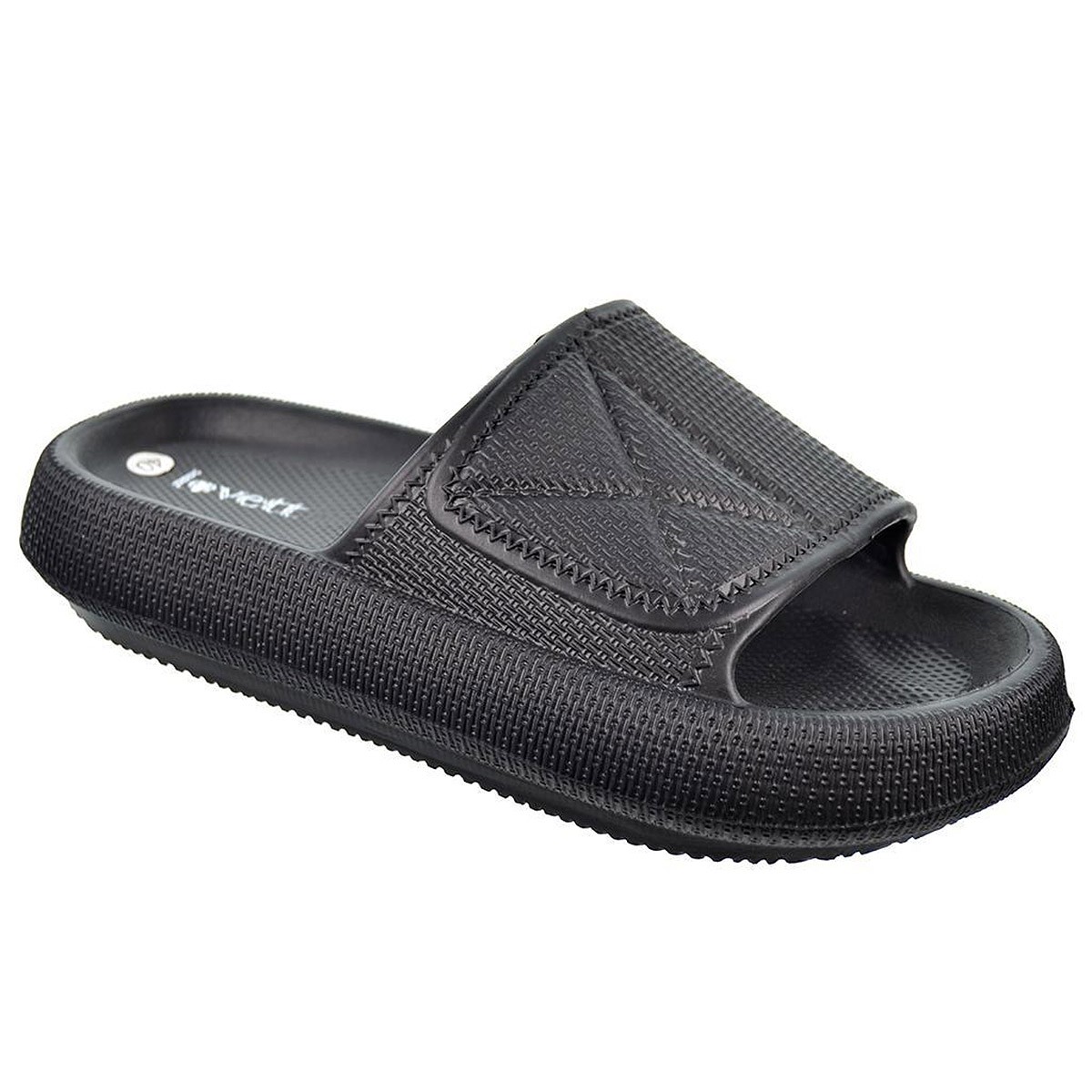 K23033 Kelara Zueco en goma muy confortable y ligero. Un original diseño para disfrutar los días de playa y piscina.