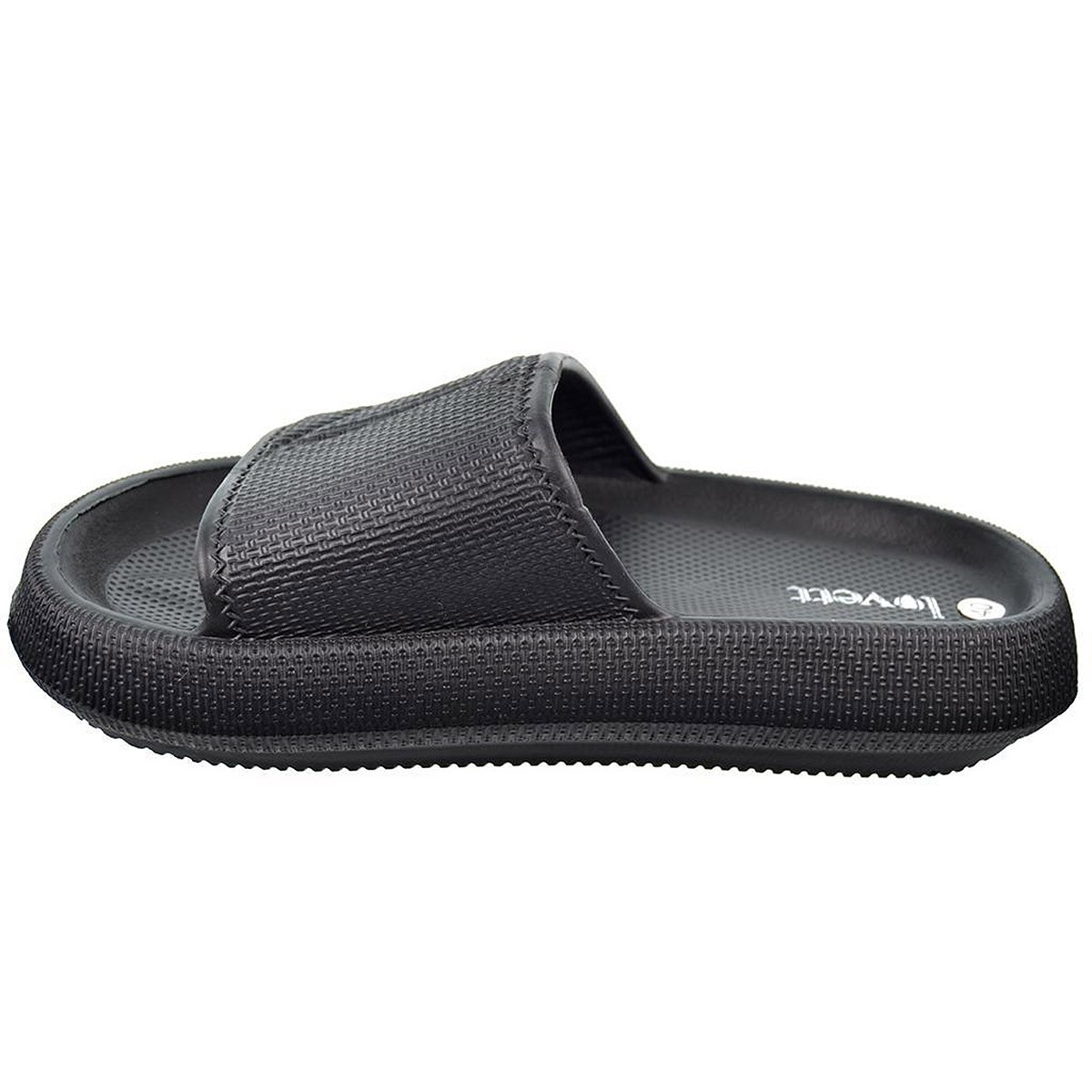 K23033 Kelara Zueco en goma muy confortable y ligero. Un original diseño para disfrutar los días de playa y piscina.