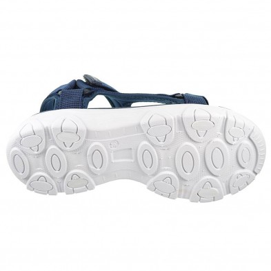 Zulia Nicoboco Sandalia californiana en textil y sintético, Velcro ajustable Suela y planta de muy ligera y flexible. De Verano