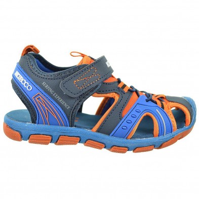 Toe23 Nicoboco Sandalia sintética. Forro nylon acolchado y planta en sintético. Velcro. antideslizante. Para montaña, playa... Toe23 Nicoboco Sandalia sintética. Forro nylon acolchado y planta en sintético. Velcro. antideslizante. Para montaña, playa...