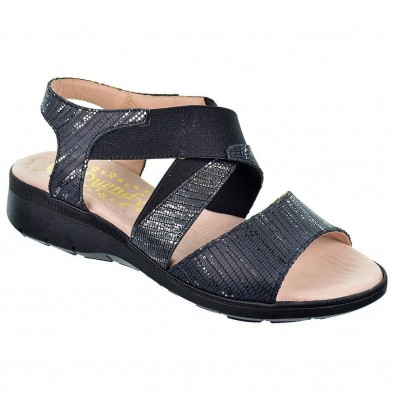 3594 Duendy Sandalia Piel Pies Delicado Antideslizante Mujer Duendy - 1