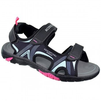 Suyi Nicoboco Sandalia textil doble velcro en empeine y talón. Antideslizante. Estilo trekking, Para playa, piscina o pasear 2