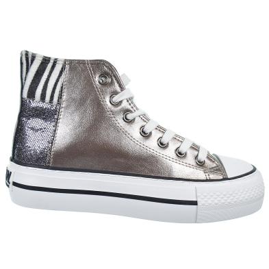 527067 B&W Zapatilla Bota de caña alta. En sintético, forro y plantilla textil. cordones. puntera goma. Antideslizante