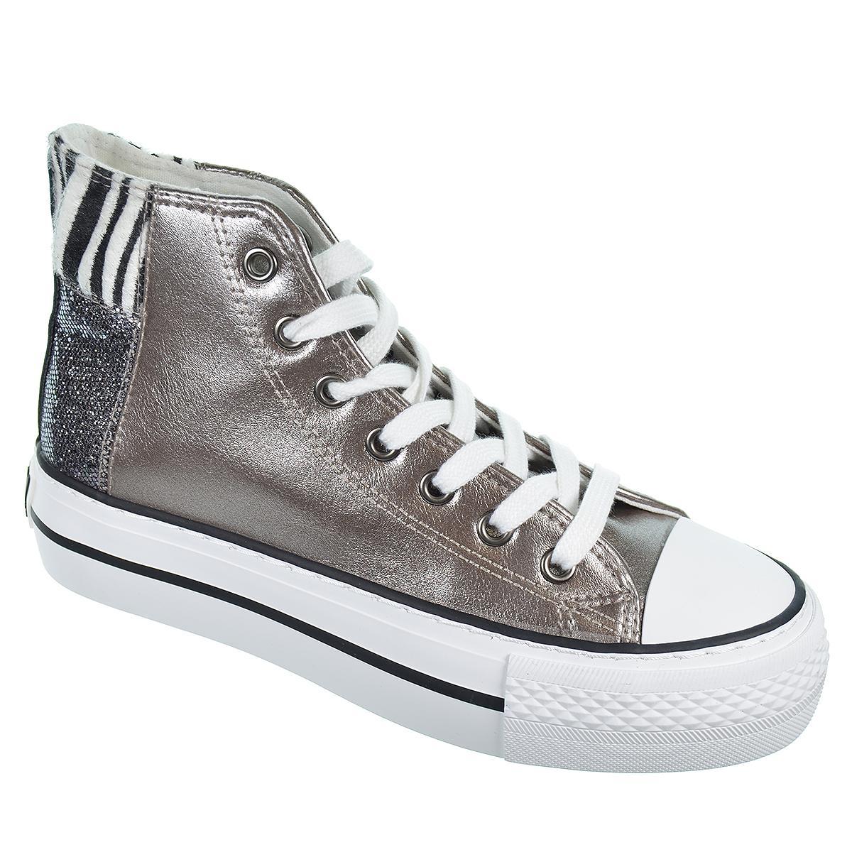 527067 B&W Zapatilla Bota de caña alta. En sintético, forro y plantilla textil. cordones. puntera goma. Antideslizante