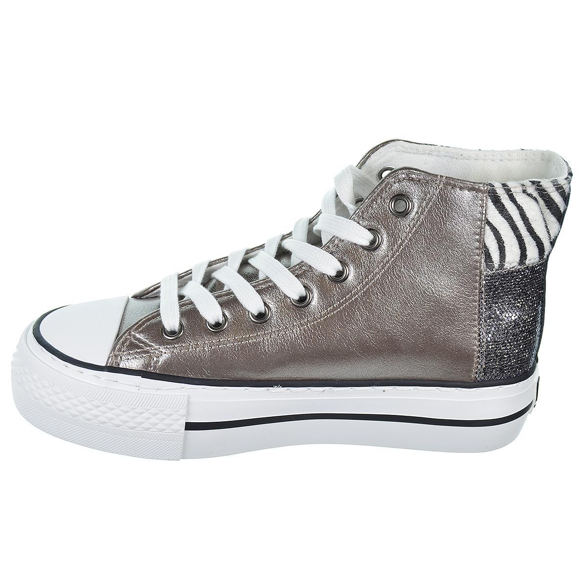 527067 B&W Zapatilla Bota de caña alta. En sintético, forro y plantilla textil. cordones. puntera goma. Antideslizante