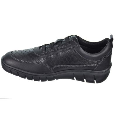 60607 Baerchi Zapato Confort Piel estilo casual. acolchado, transpirable. Cordones. Antideslizante. Flexible Fabricado en España