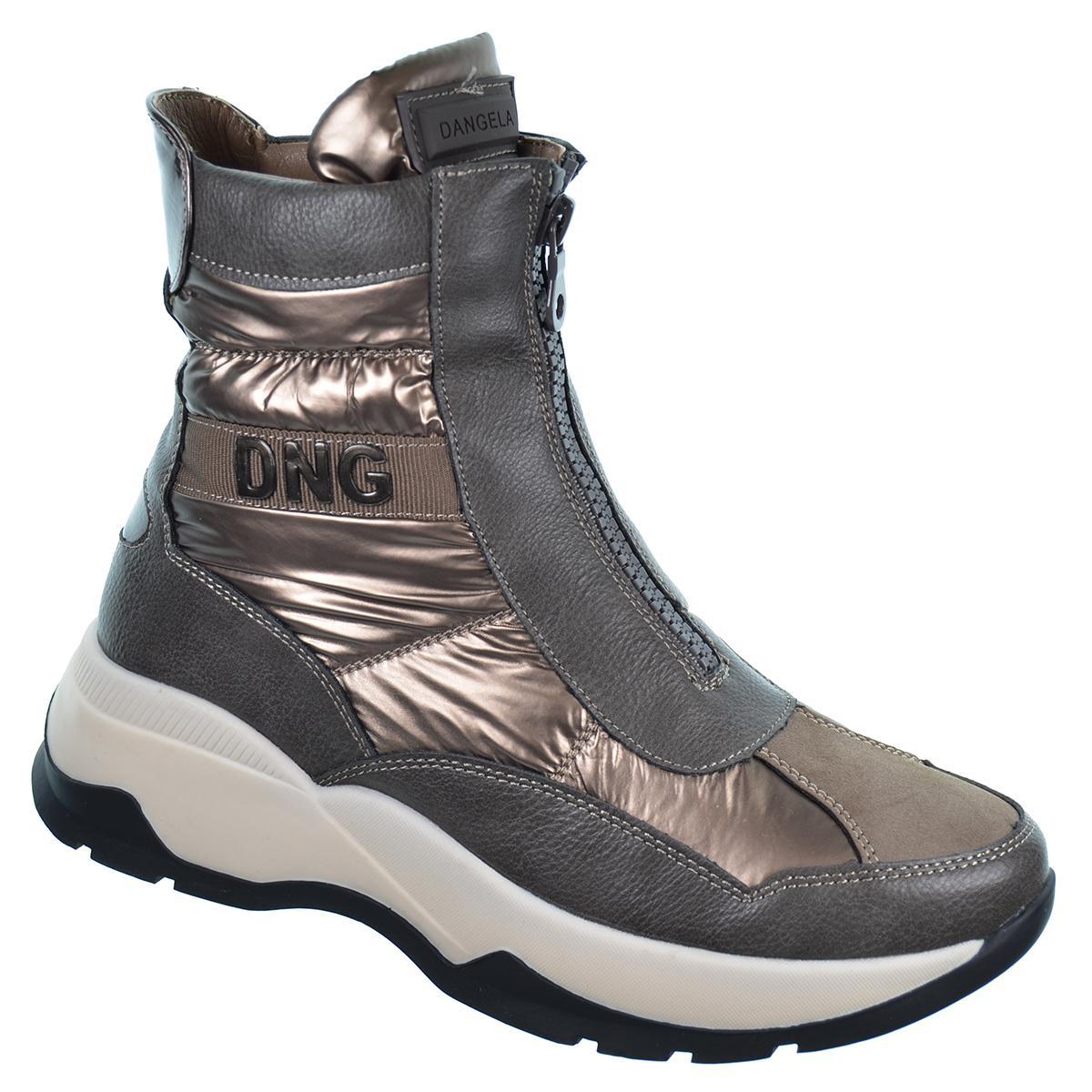 25250 DNG Botín y textil acolchado con cremallera, forrado y plantilla en textil acolchado.Caucho antideslizante.