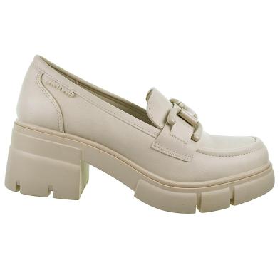 171342 Refresh Zapato Mocasín sintético vegano. Adorno metalizado Forro textil.  plantilla acolchada. antideslizante tacón ancho