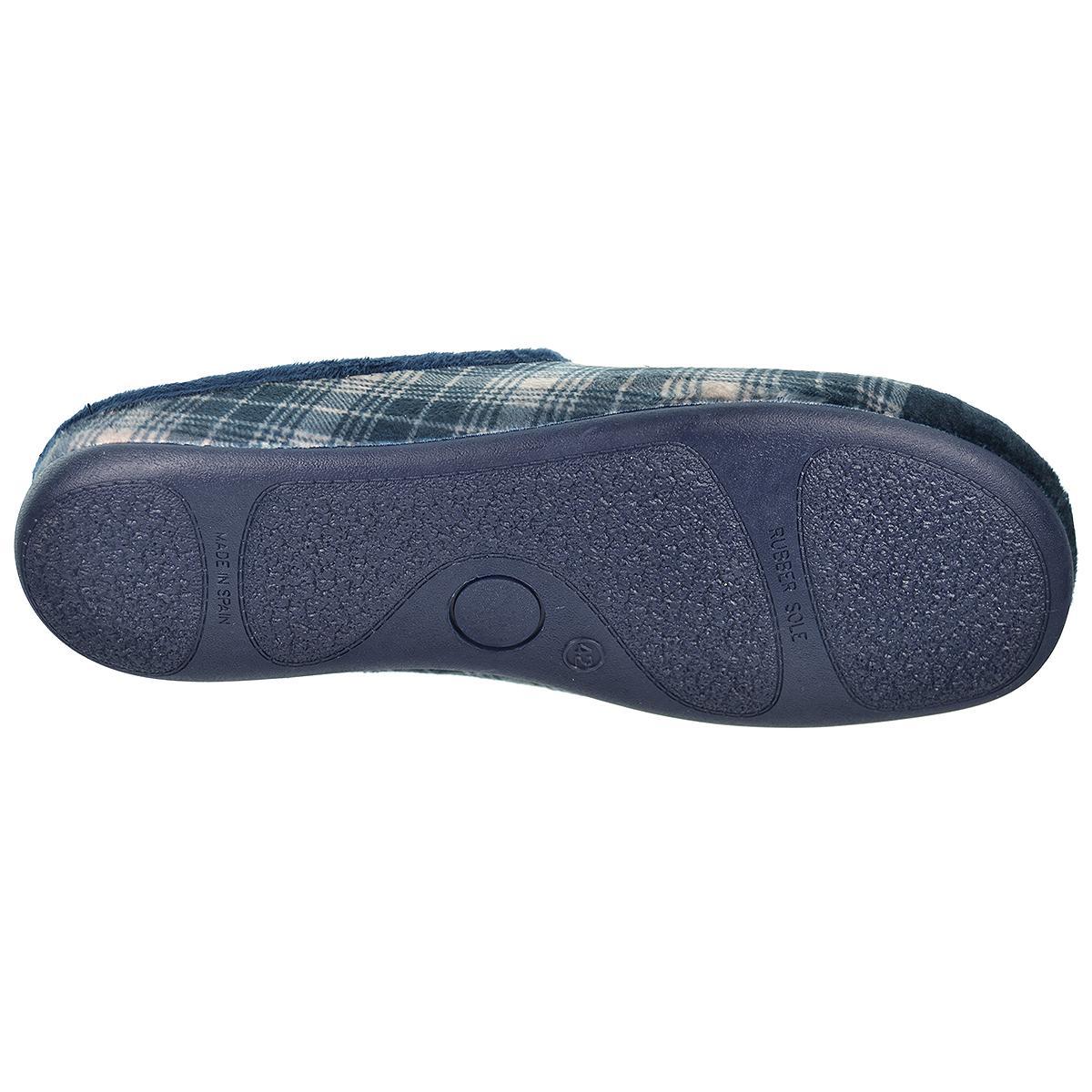 30576 Cmconfort Zapatilla de Casa destalonada en textil. suave, plantilla acolchada extraíble. antideslizante,