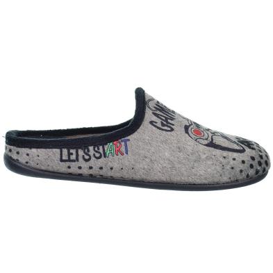 30516 Cmconfort Zapatilla de Casa destalonada en textil. suave y plantilla acolchada extraíble. antideslizante,