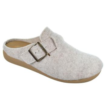 30146 Cmconfort Zapatilla de Casa    destalonada en textil. hebilla regulable y plantilla acolchada. antideslizante, 2