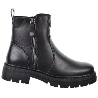 171002 Refresh Botín Sintético vegano. Cremallera decorativa. Forro textil acolchado. Piso grueso goma antideslizante y flexible