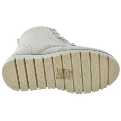 113023 Conguitos Botín sintético. Forro y plantilla textil acolchado. cremallera y cordones . Piso de goma antideslizante.