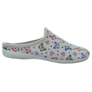 13234 Biorelax Zapatilla de Casa destalonada en textil. suave plantilla extraíble acolchada confort. Antideslizante